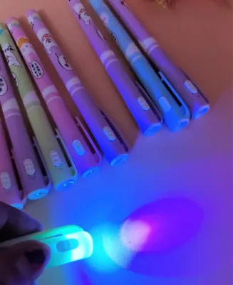 Magic Space Invisible Pen with Light